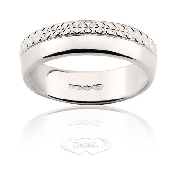 Fede Girella Diana 5 mm Oro 18KT 18KT