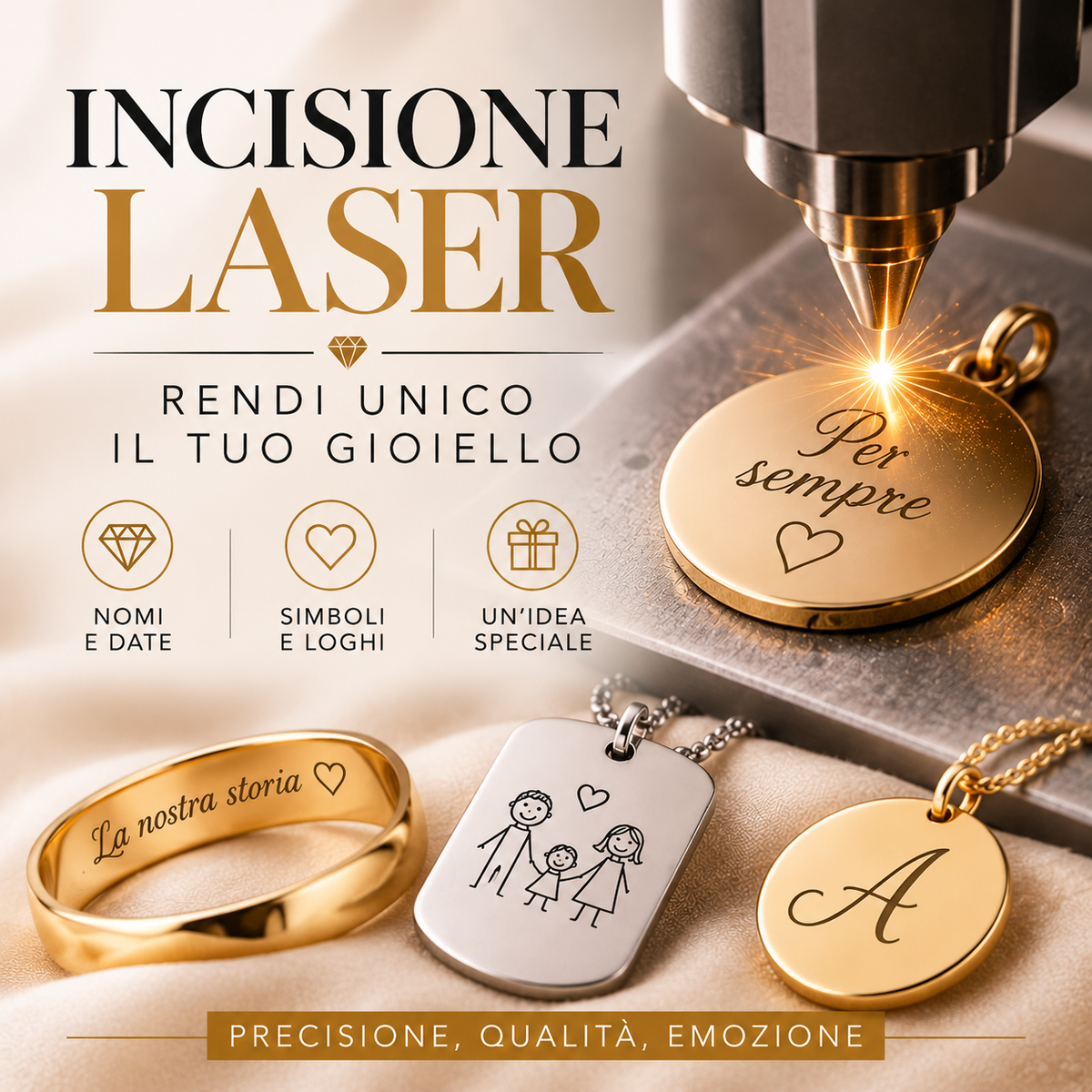 Incisione Laser personalizzata