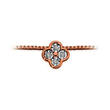 Collana DonnaOro in Oro Rosè 18KT e Diamanti