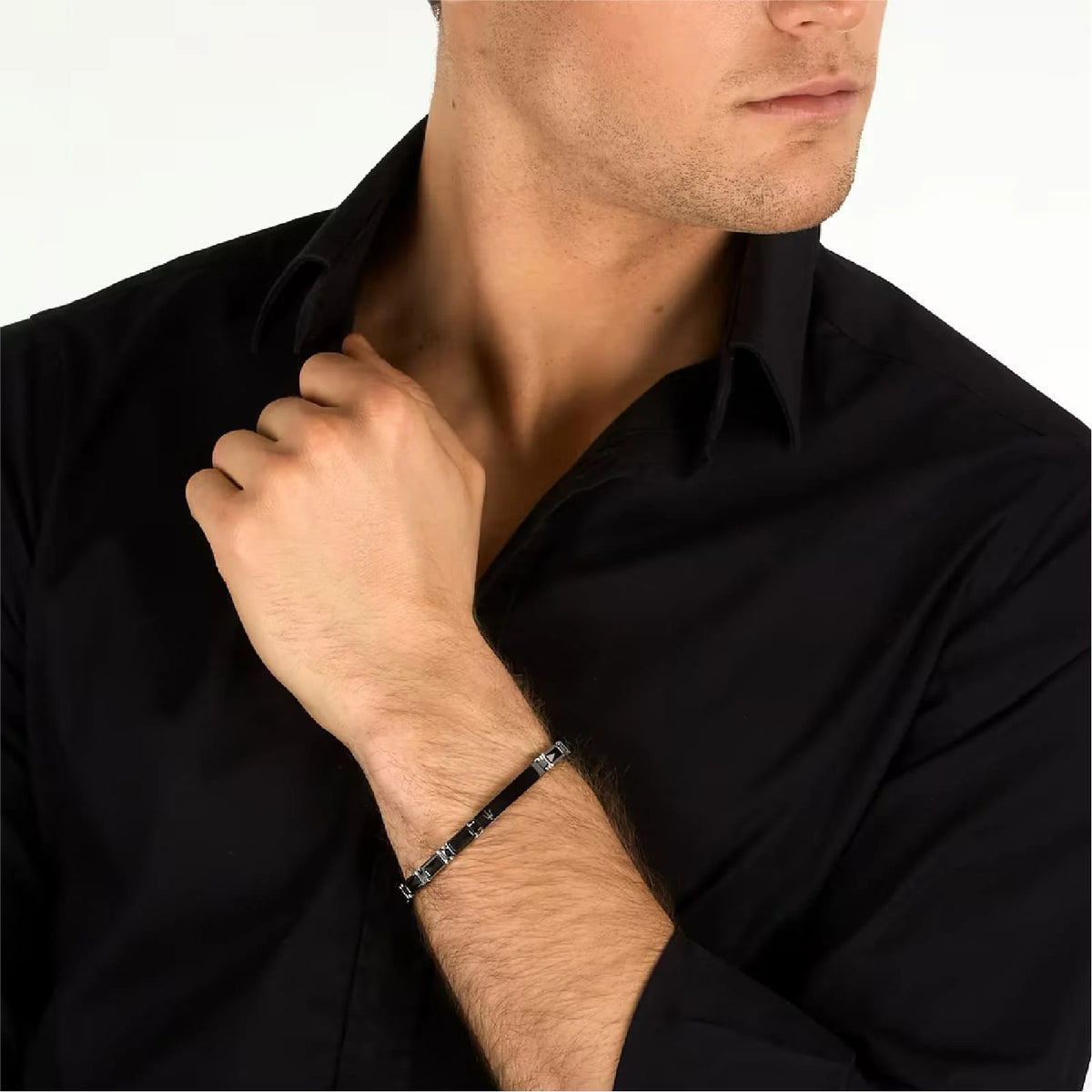 Bracciale Uomo Maserati Ceramic Nero