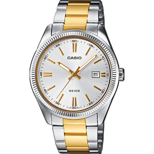 Orologio Uomo Casio in Acciaio Bicolore