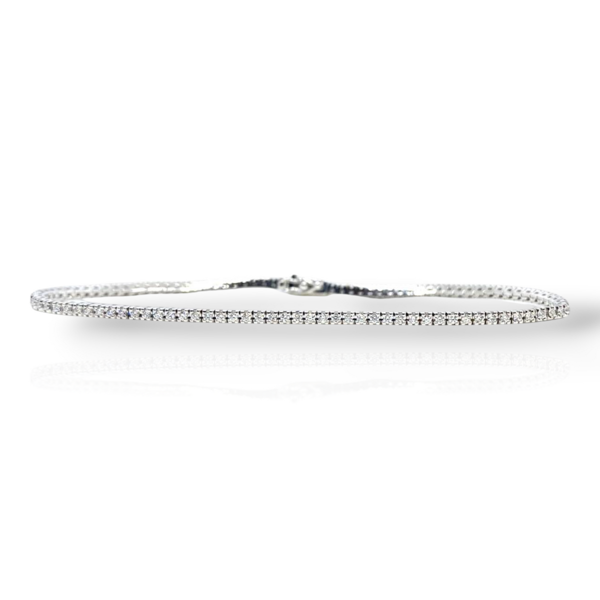 Bracciale Tennis Crivelli in Oro 18KT e Diamanti Ct 0.75