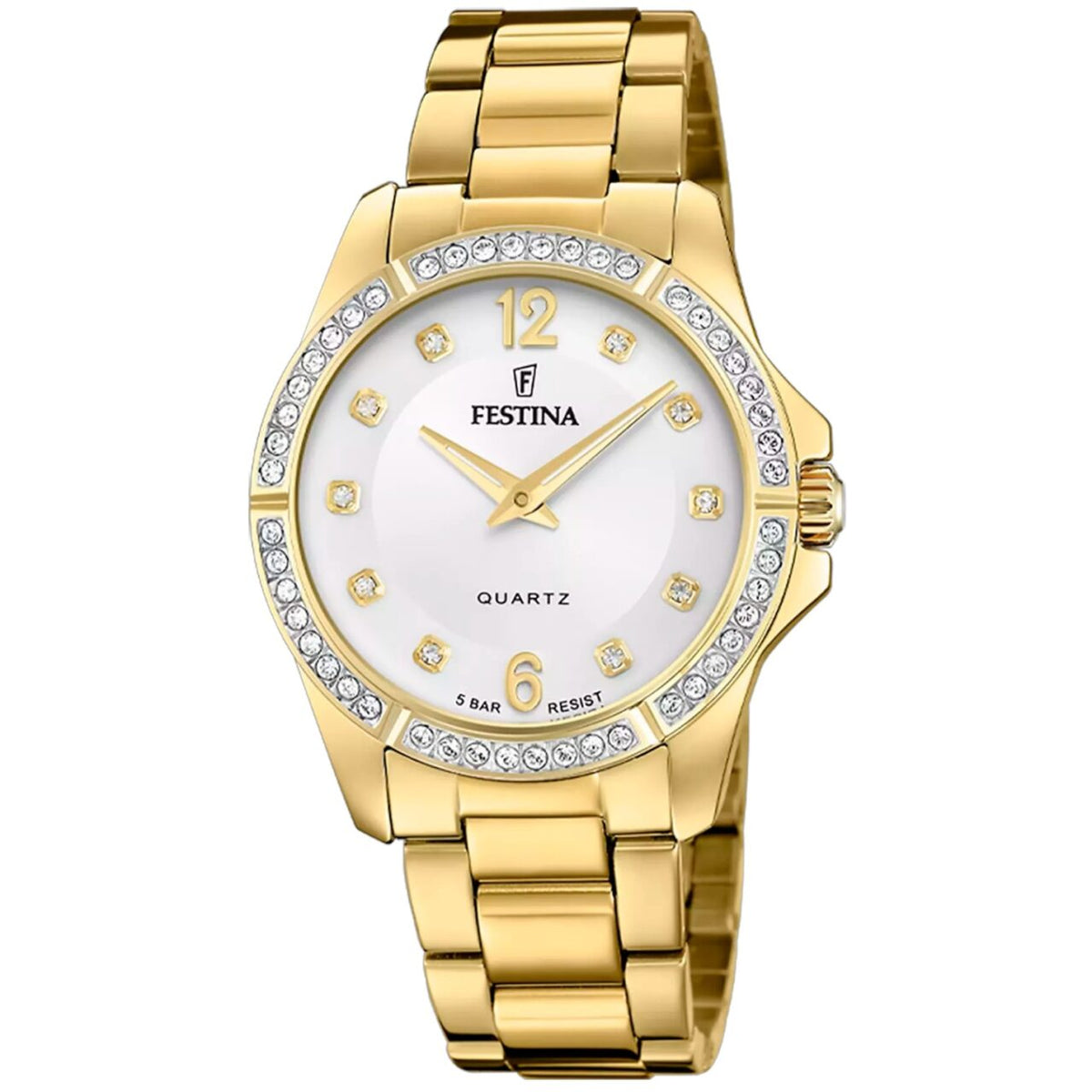 Orologio Donna Festina in Acciaio Dorato Mademoiselle