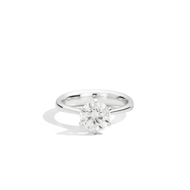 Anello Recarlo Solitario Anniversary Six con Diamanti Ct. 0.52