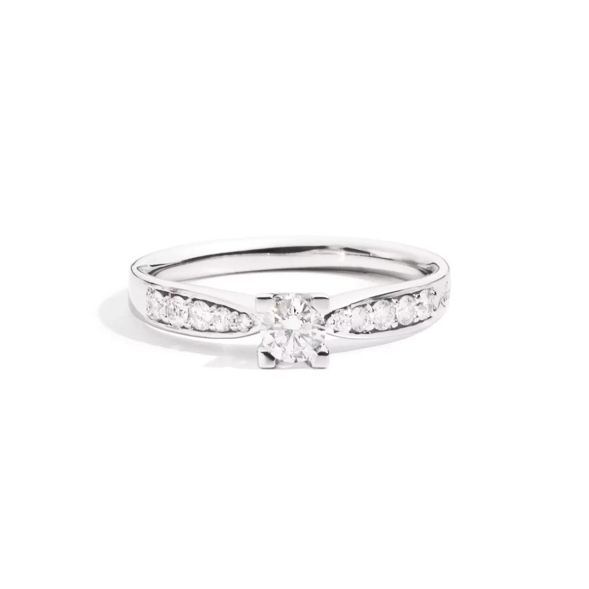 Anello Solitario Recarlo Maria Teresa con Diamanti Ct. 0.27