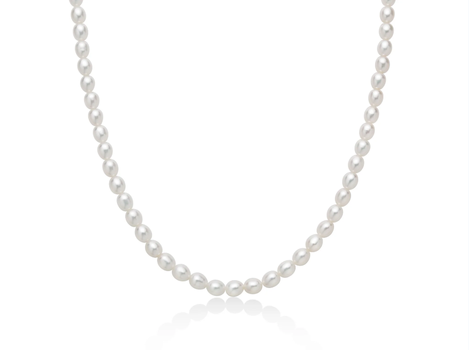 Collana Miluna "Pepite di Perle" in Argento