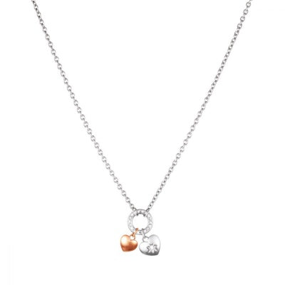 Collana Donna Stroili in Acciaio con Cuori - 1680342