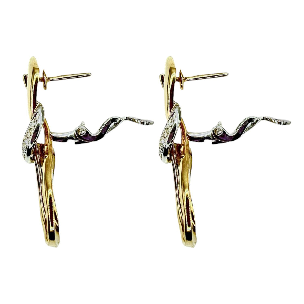 Orecchini Raima Pendenti in Oro 18KT 18KT con Diamanti