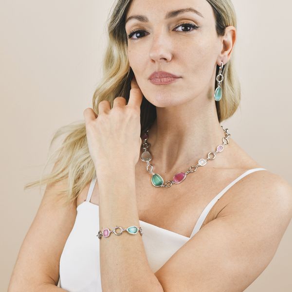 Collana Donna Boccadamo con Cristalli Crisette