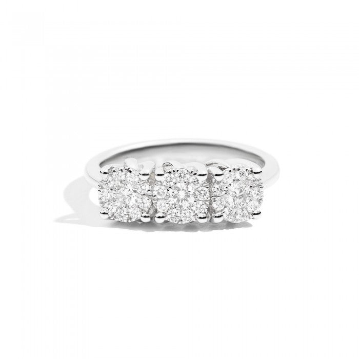Anello Recarlo Trilogy Nodo D'amore con Diamanti Ct 0.46