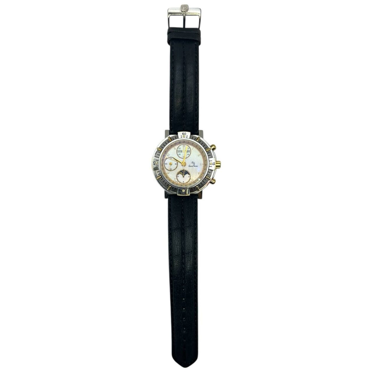 Orologio Uomo Lucien Rochat in Acciaio e Oro 18KT con Fasi Lunari