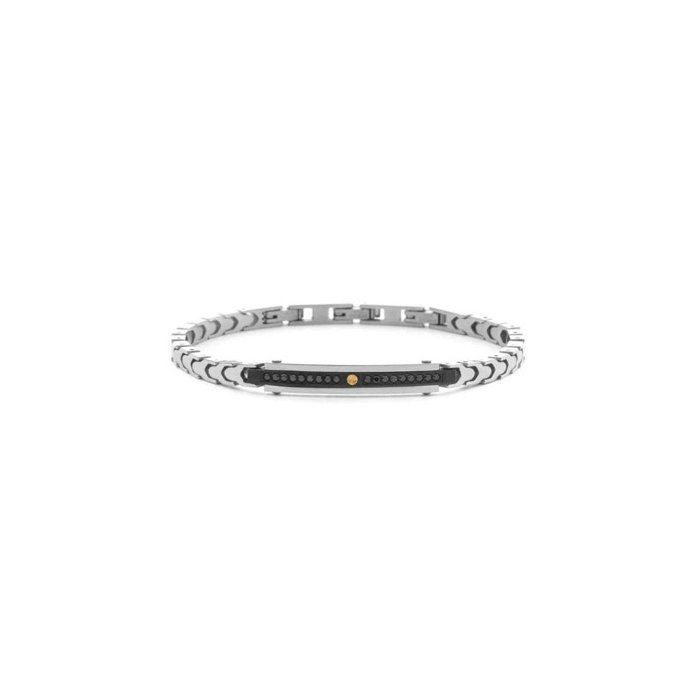 Bracciale Uomo Cesre Paciotti 4US in Acciaio e Oro 18KT