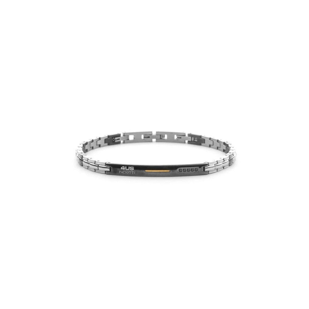 Bracciale Uomo Cesre Paciotti 4US in Acciaio e Oro 18KT