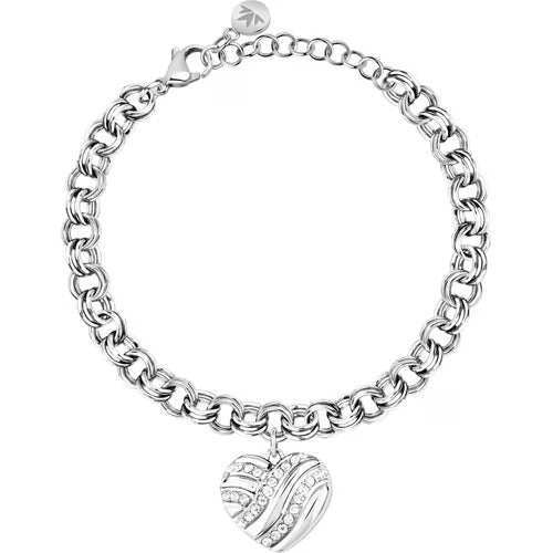 Bracciale con Cuore Morellato Battito in Acciaio