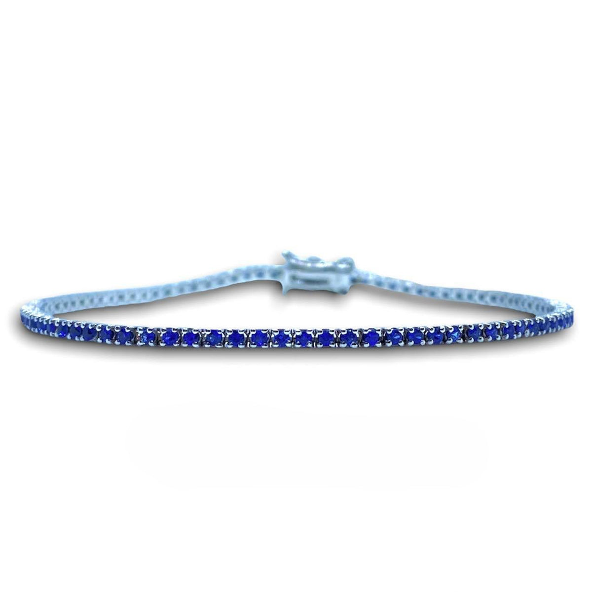 Bracciale Tennis PG Gioielli in Oro 18KT e Zaffiri Ct. 1.40