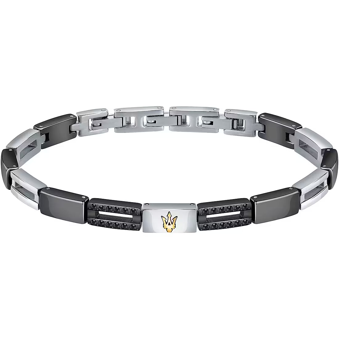 Bracciale Uomo Maserati in Acciaio e Ceramica - JM223ATZ22