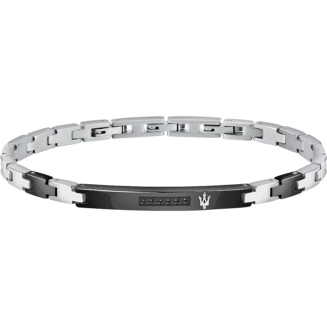 Bracciale Uomo Maserati in Acciaio e Diamanti - JM521ATY10