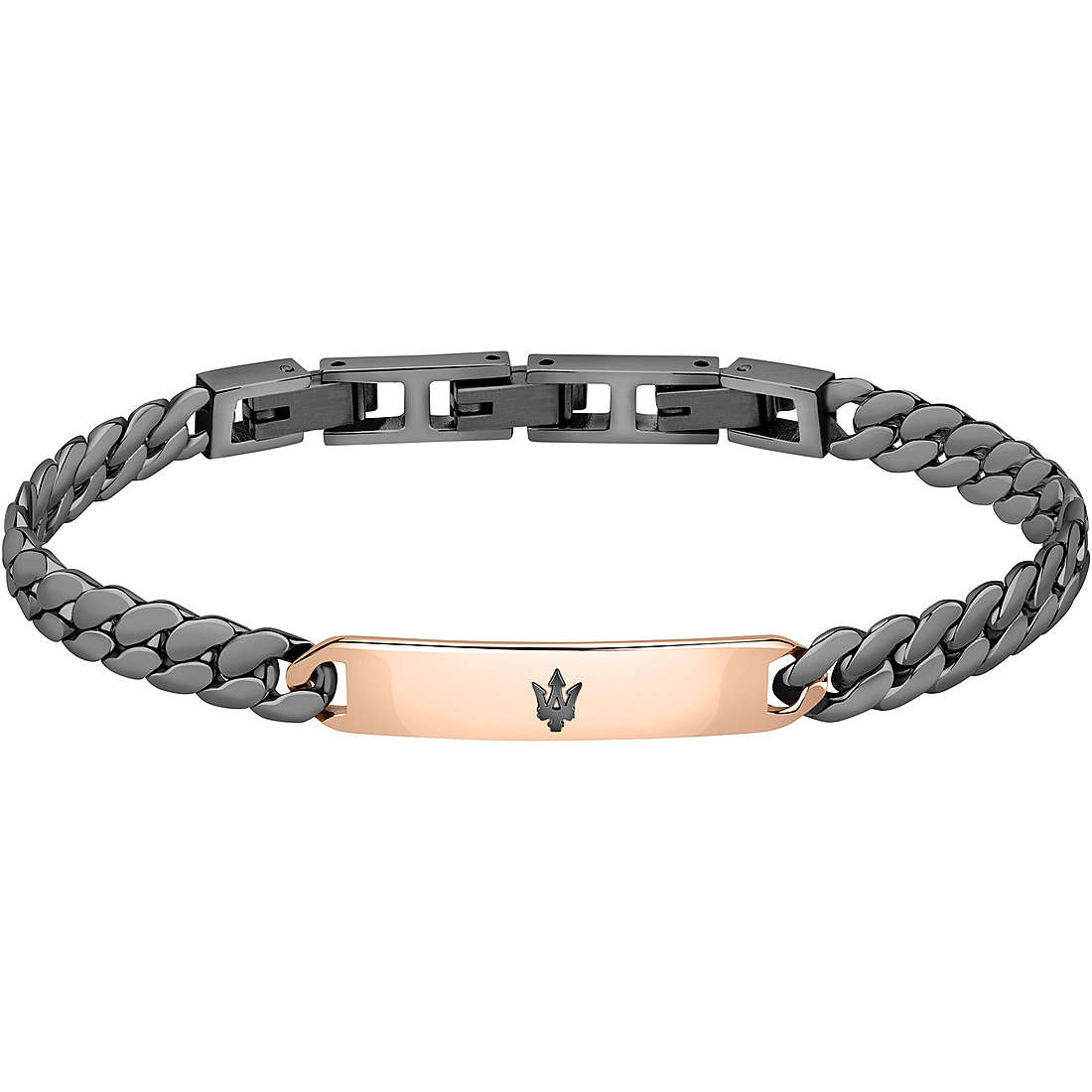 Bracciale Uomo Maserati in Acciaio Bicolore - JM222AVD03