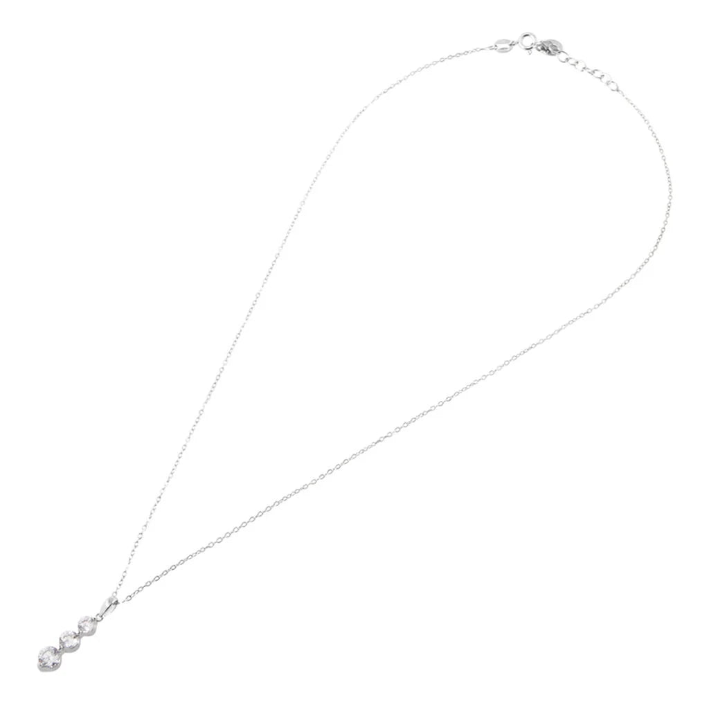 Collana Stroili Trilogy in Argento e Zirconi - Silver Shine