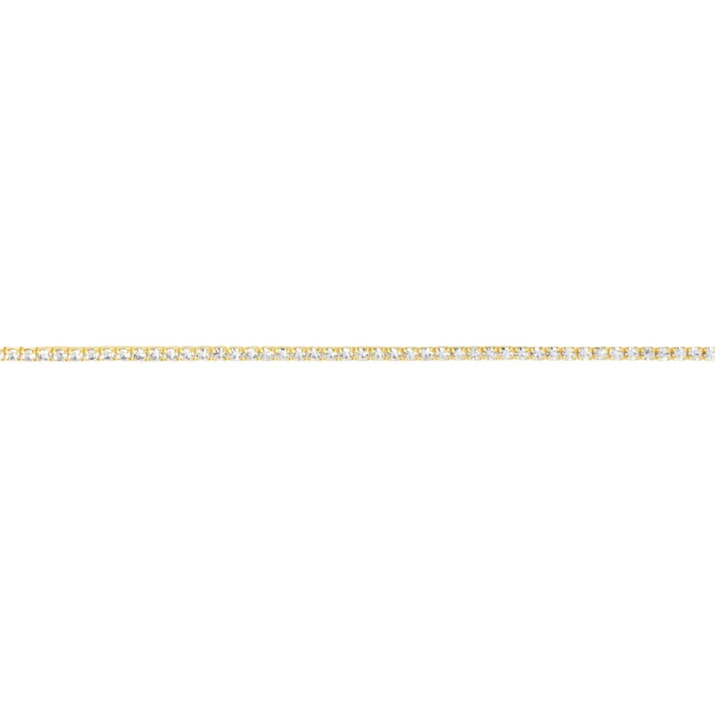 Bracciale Tennis Stroili in Metallo Dorato e Cristalli
