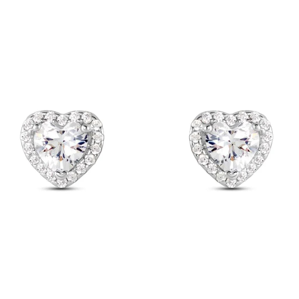 Orecchini Donna Stroili a Cuore in Argento
