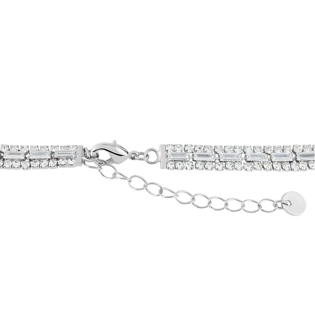 Collana Tennis Stroili in Metallo e Cristallo Romantic Shine
