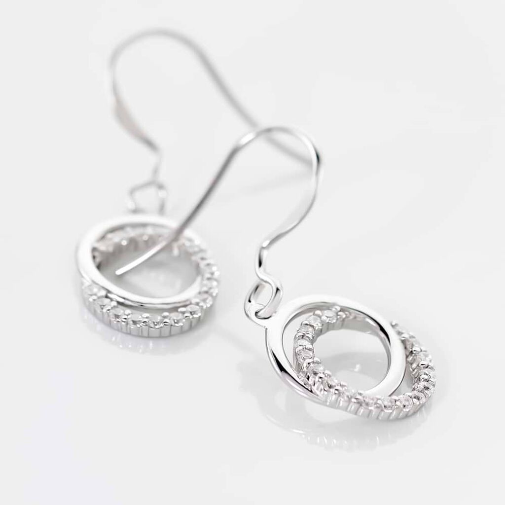 Orecchini Pendenti Stroili in Argento Silver Shine