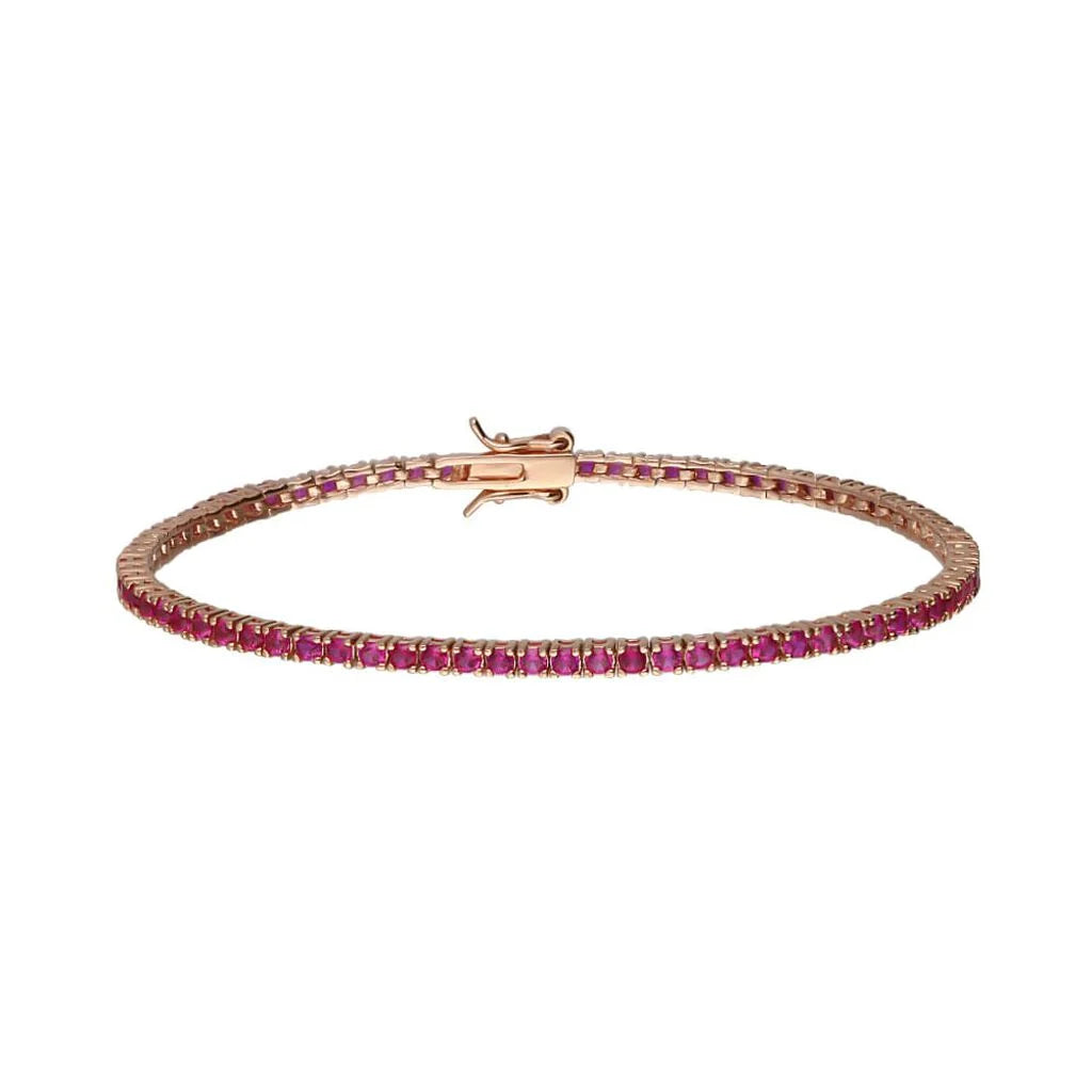 Bracciale Tennis Stroili in Argento Rosè - 1682550