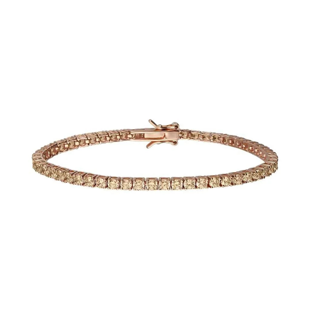 Bracciale Tennis Stroili in Argento Rosè