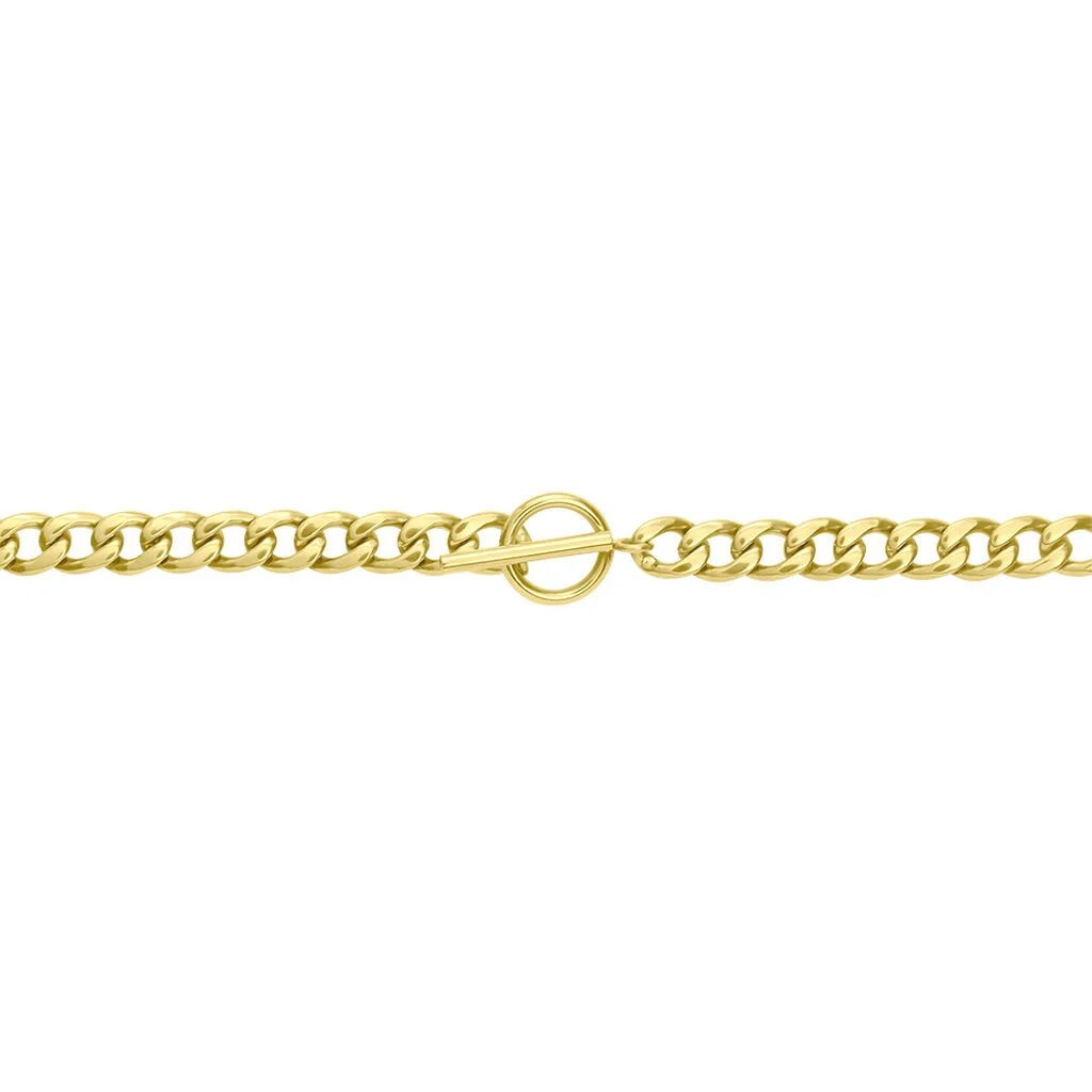 Collana a Catena Groumette Stroili in Acciaio Dorato Lady Code