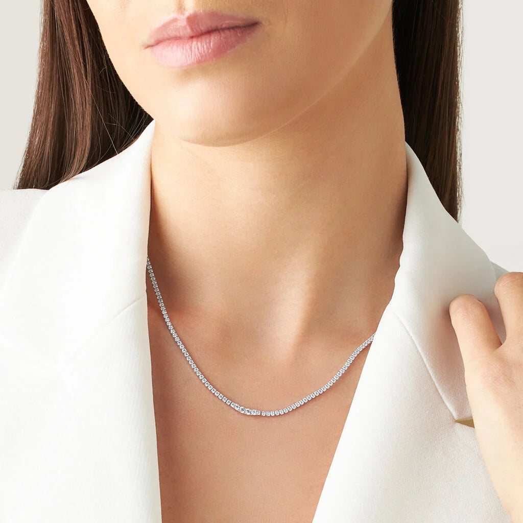 Collana Tennis Stroili in Argento con Zirconi - 1685260