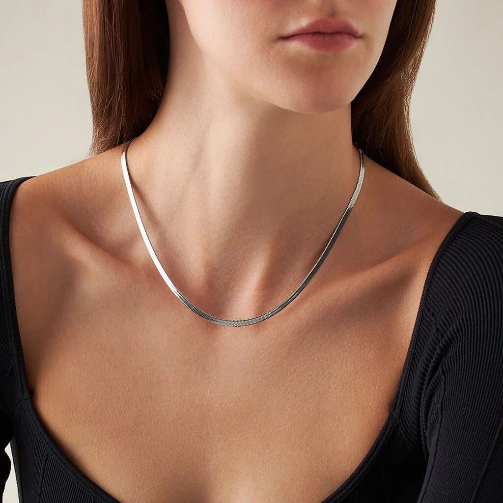 Collana con Maglia Coreana Stroili in Acciaio Lady Code