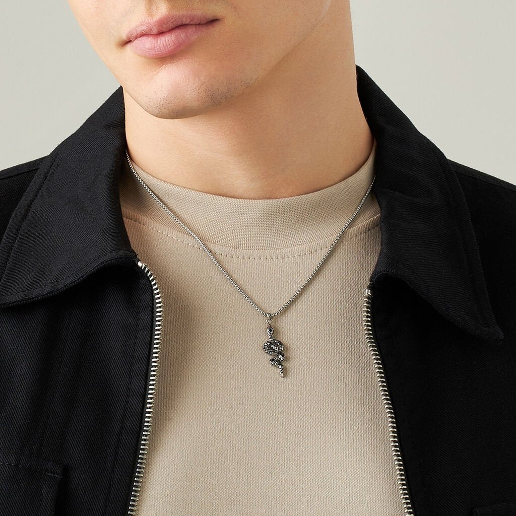 Collana Uomo Stroili in Acciaio Man Code