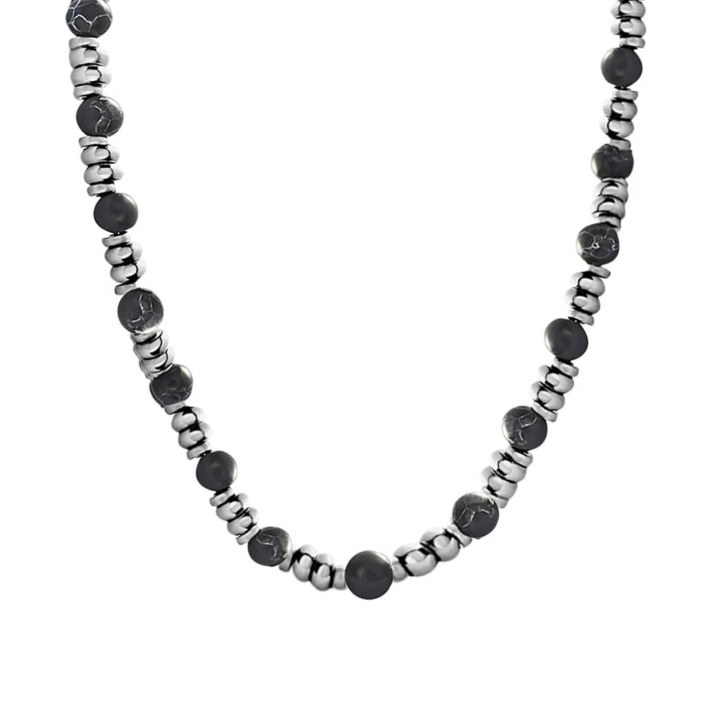 Collana Uomo Stroili in Acciaio con Onice Man Code