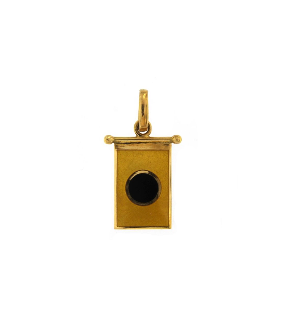 Ciondolo Bandiera Nautica Giovepluvio in Oro 18KT 18KT e Smalto