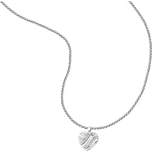 Collana con Cuore Morellato Battito in Acciaio