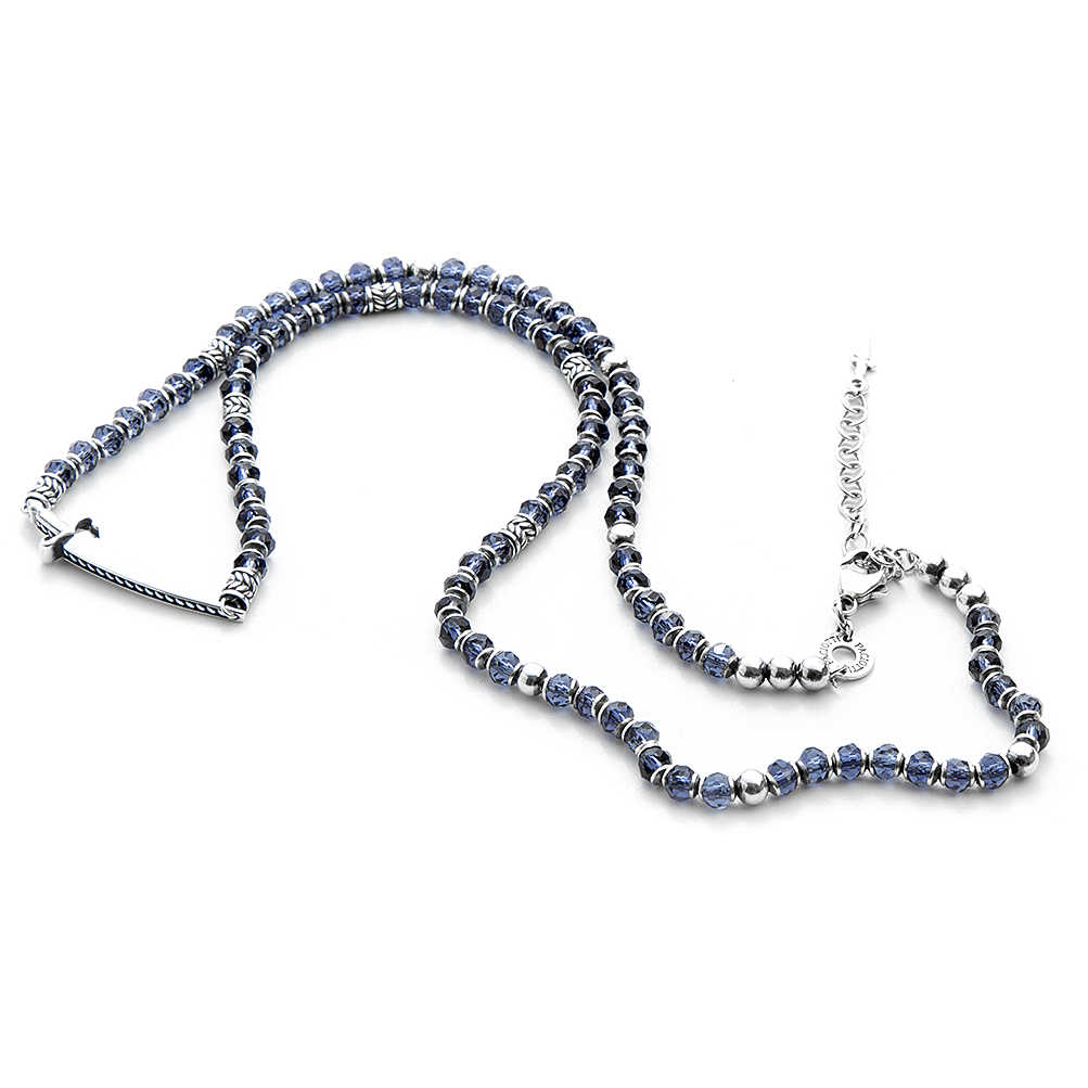 Collana Uomo gioielli Cesare Paciotti Blue Crop JPCL1992V