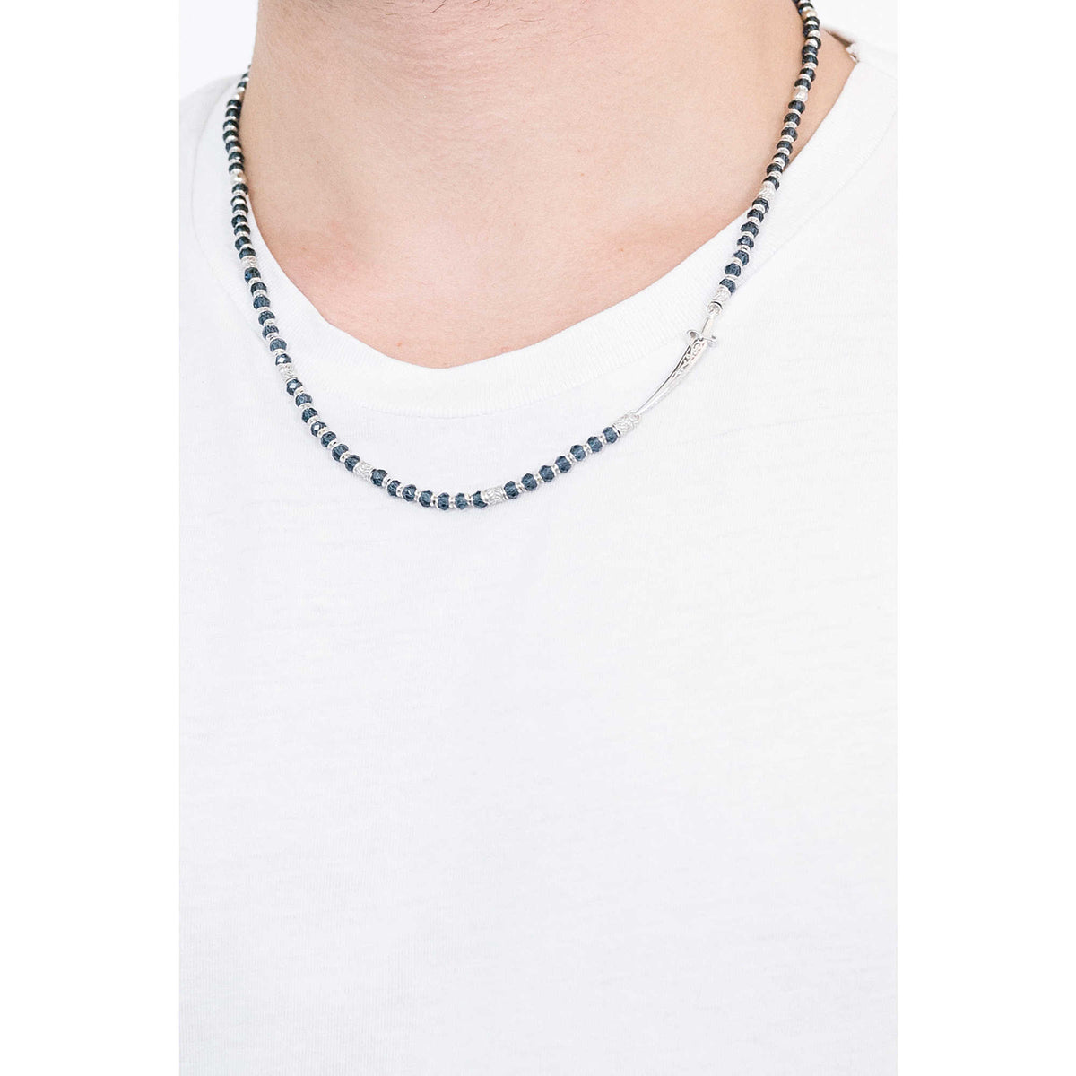 Collana Uomo gioielli Cesare Paciotti Blue Crop JPCL1992V