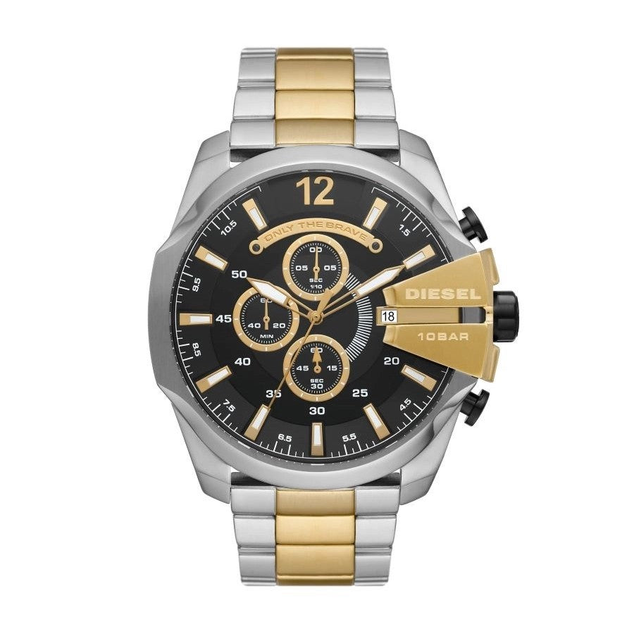 Orologio Uomo Diesel Mega Chief in Acciaio Bicolore