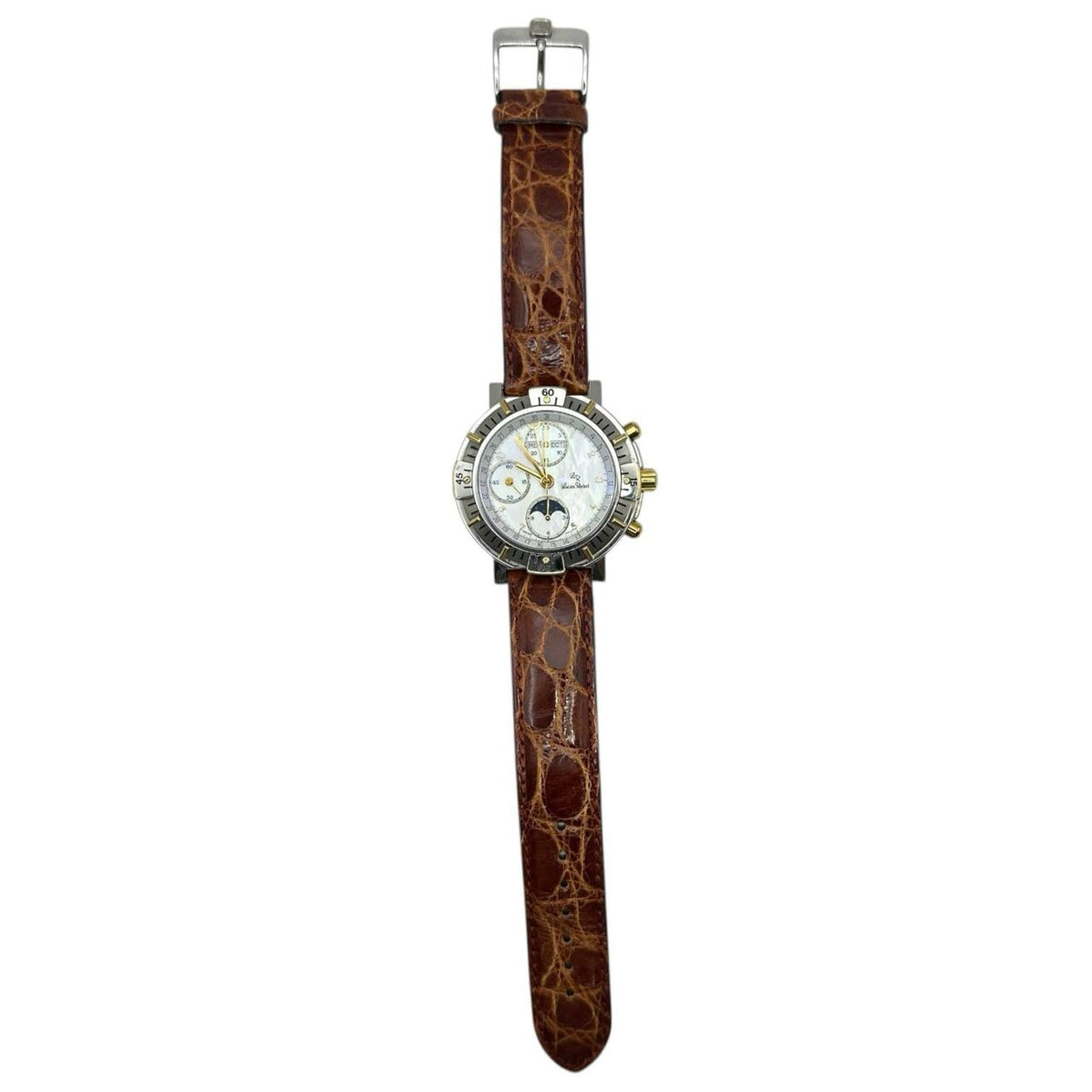 Orologio Uomo Lucien Rochat in Acciaio e Oro 18KT con Fasi Lunari