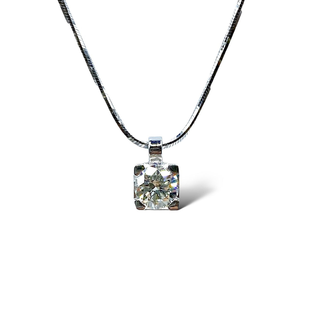 Collana Recarlo Punto Luce in Oro 18KT e Diamante Ct 0.50 F-IF