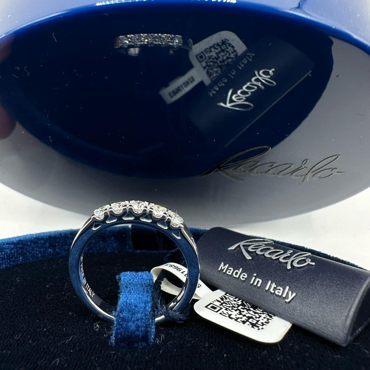 Anello Recarlo Veretta Maria Teresa con Diamanti Ct. 0.44