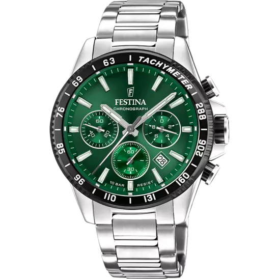 Orologio Uomo Festina in Acciaio Timeless Chronograph