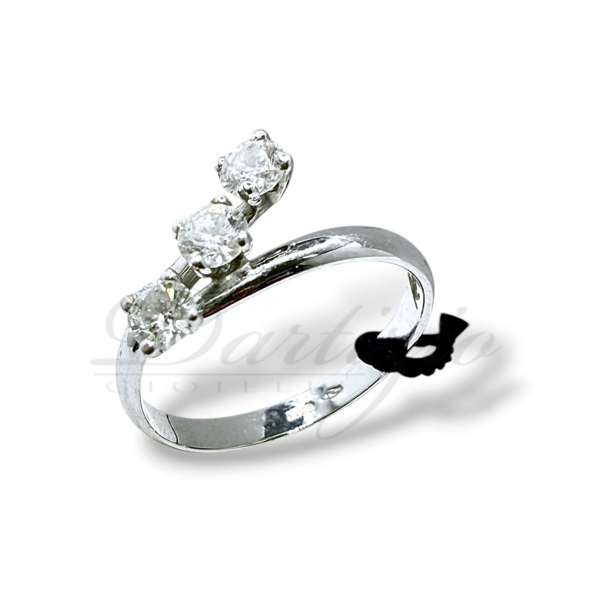 Anello Donna Trilogy Recarlo con Diamanti Ct. 0.45