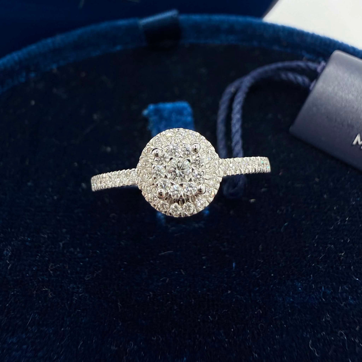 Anello Recarlo Bisanzio in Oro 18KT 18KT con Diamanti Ct 0.27