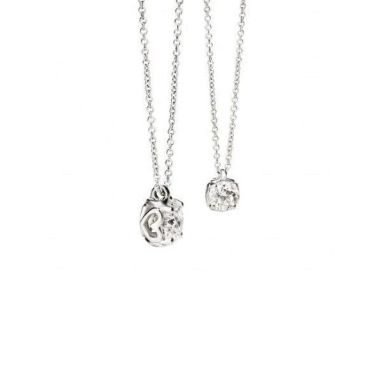 Collana Donna Punto Luce Anniversary in Oro 18KT e Diamante ct. 0,25