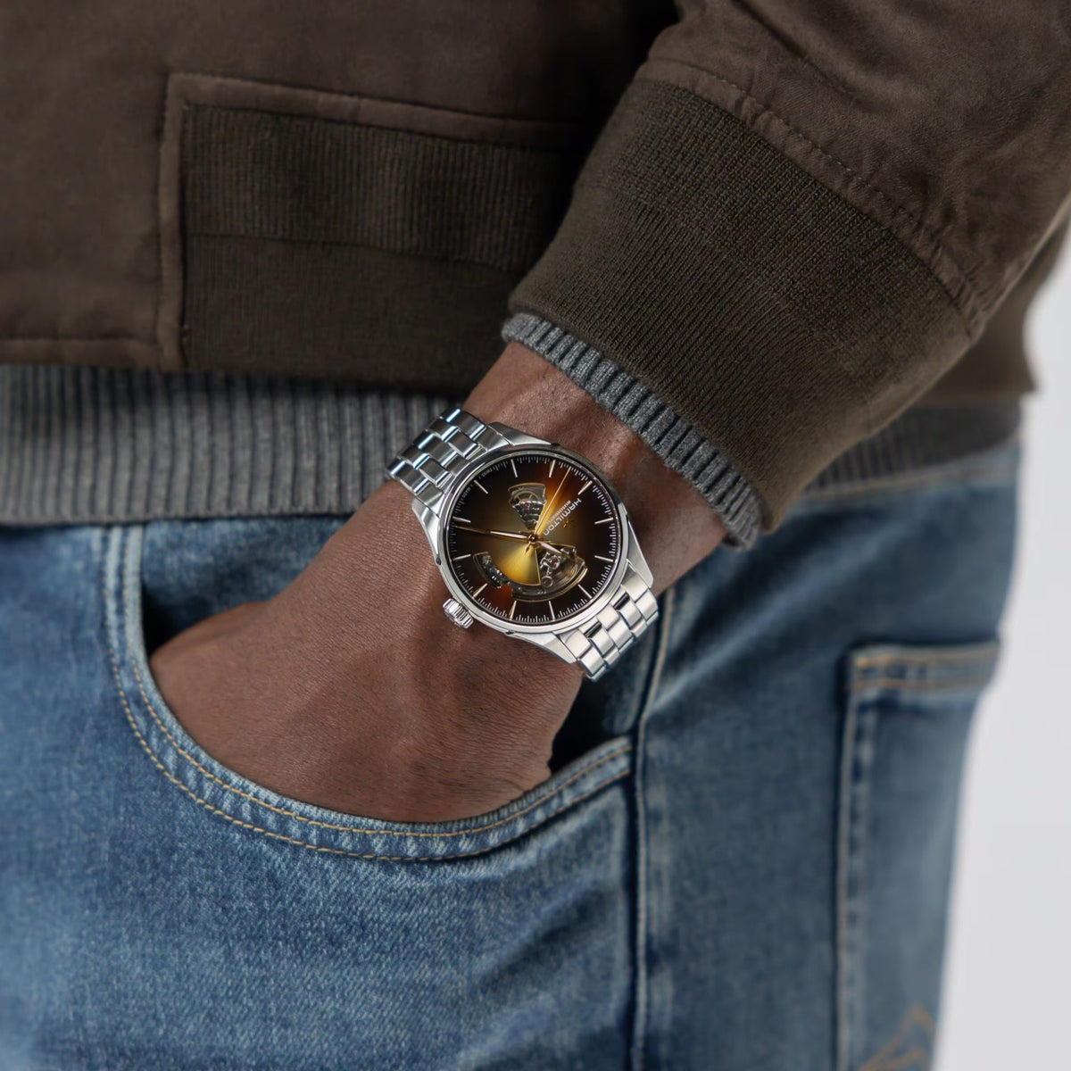 Orologio Uomo Hamilton Jazzmaster Open Heart Auto