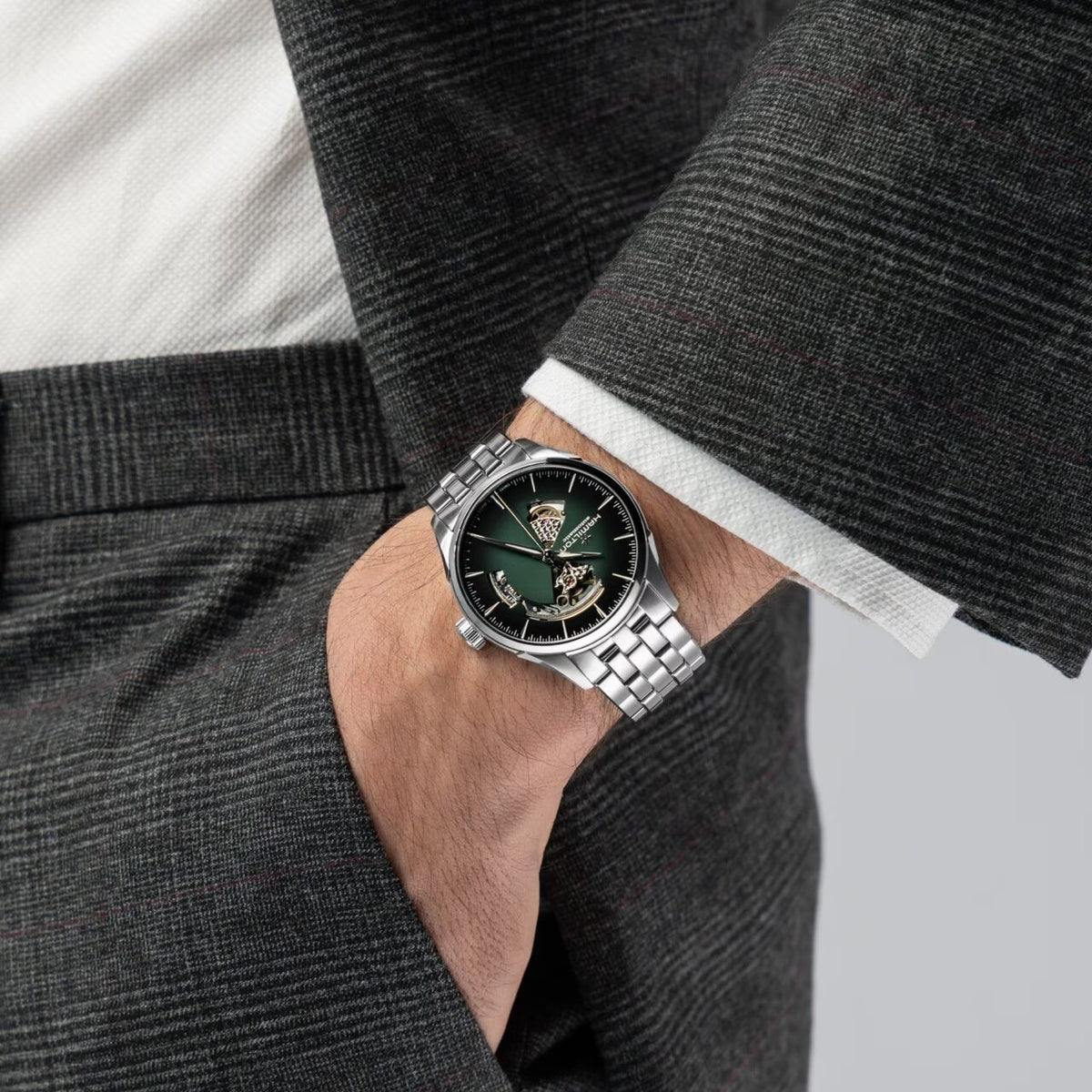 Orologio Uomo Hamilton Jazzmaster Open Heart Auto