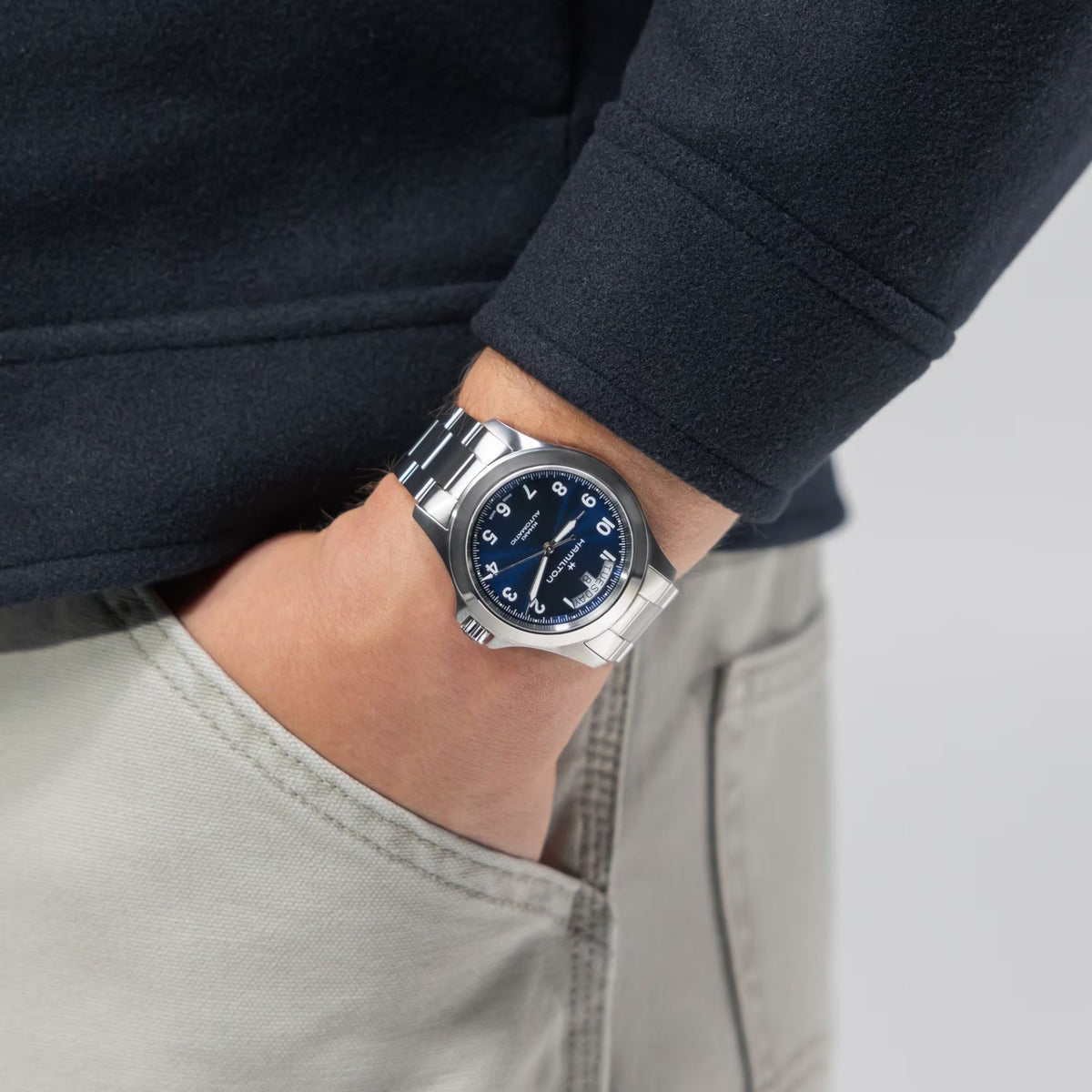 Orologio Hamilton Khaki Field King Day-Date Auto