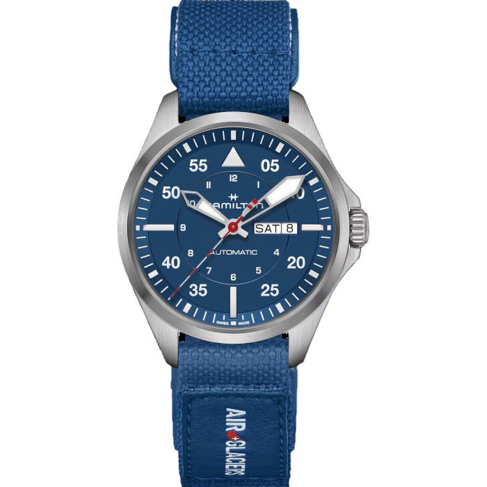 Orologio Hamilton Khaki Aviation Pilot Day Date Auto -Air-Glaciers Edition